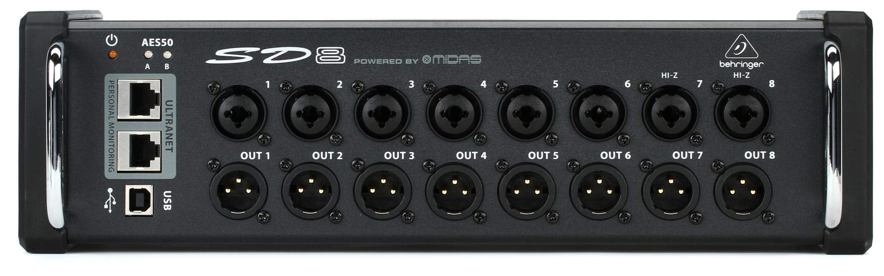 DTM・DAW DSPro EtherFace3x AES50.Midas behringer Behringer SD8 XLR Microphone Preamp with AES50 Networking